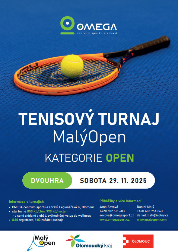 OMEGA tenisový turnaj DVOUHER