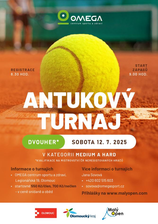 OMEGA tenisový turnaj HARD a MEDIUM
