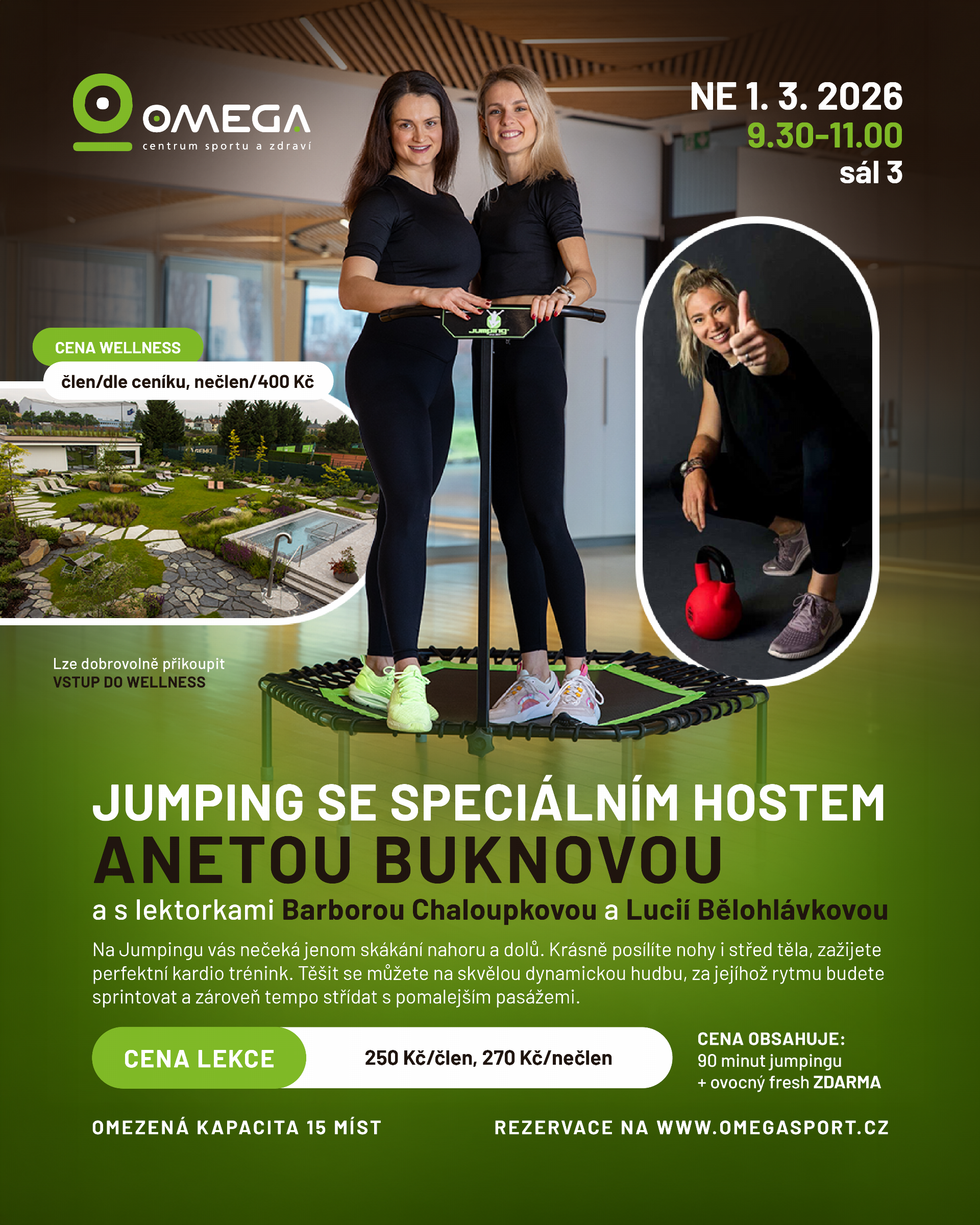 JUMPING se speciálním hostem - Aneta Buknová