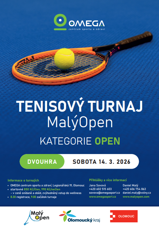 OMEGA tenisový turnaj DVOUHER