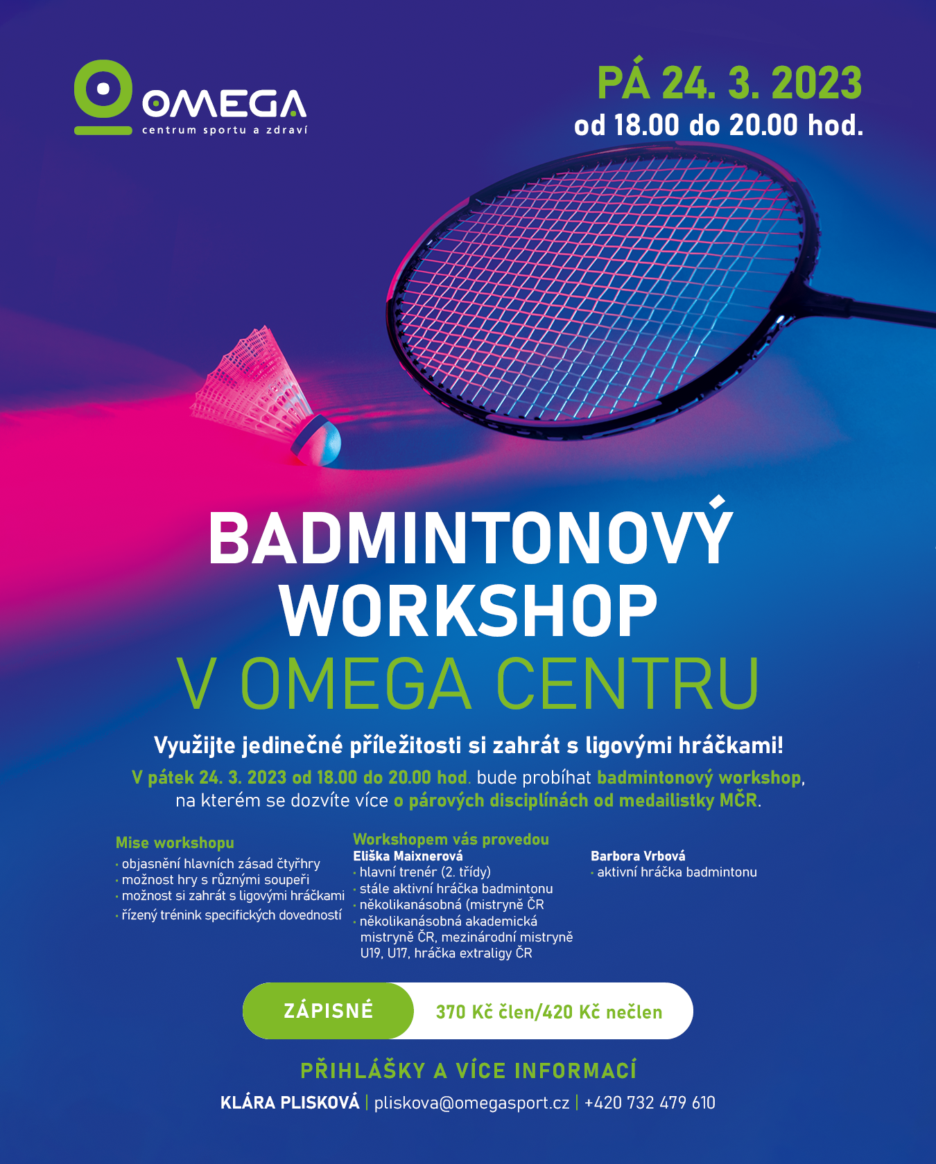 Badmintonový workshop