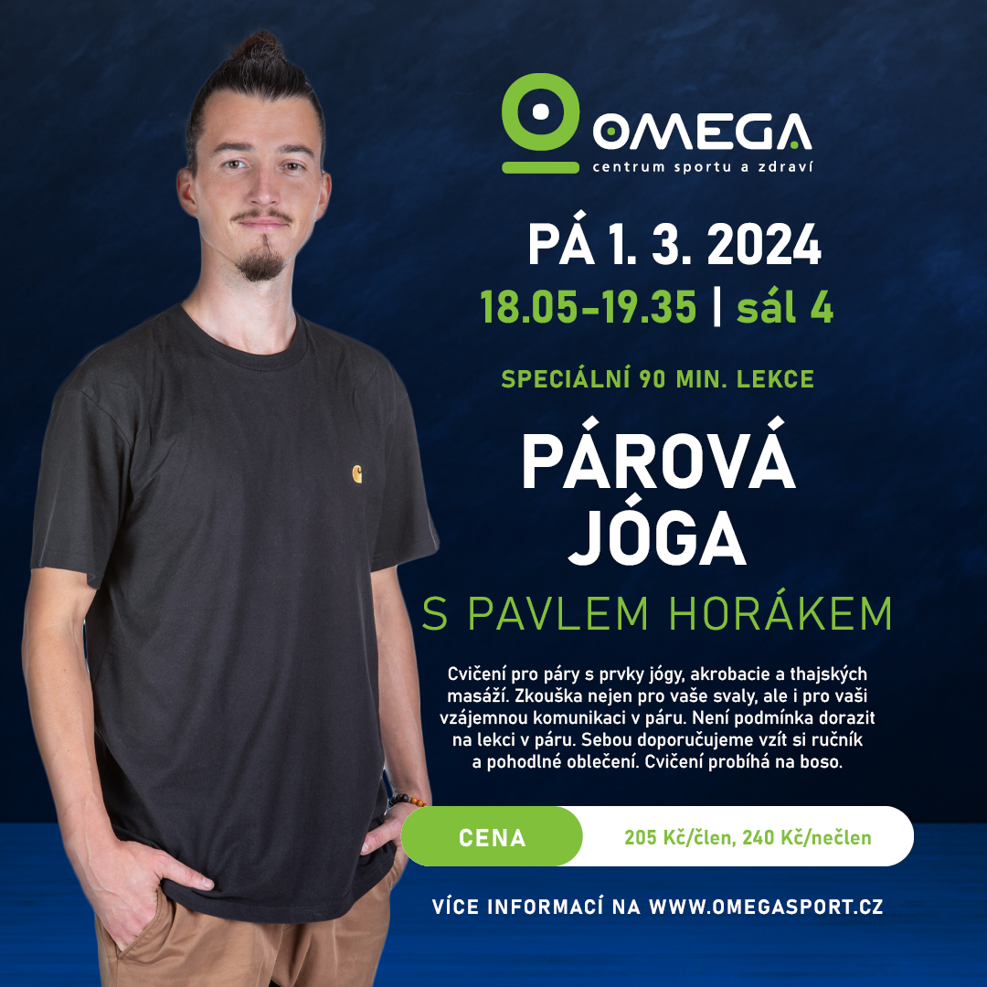 PÁROVÁ JÓGA - speciální jóga s Pavlem Horákem