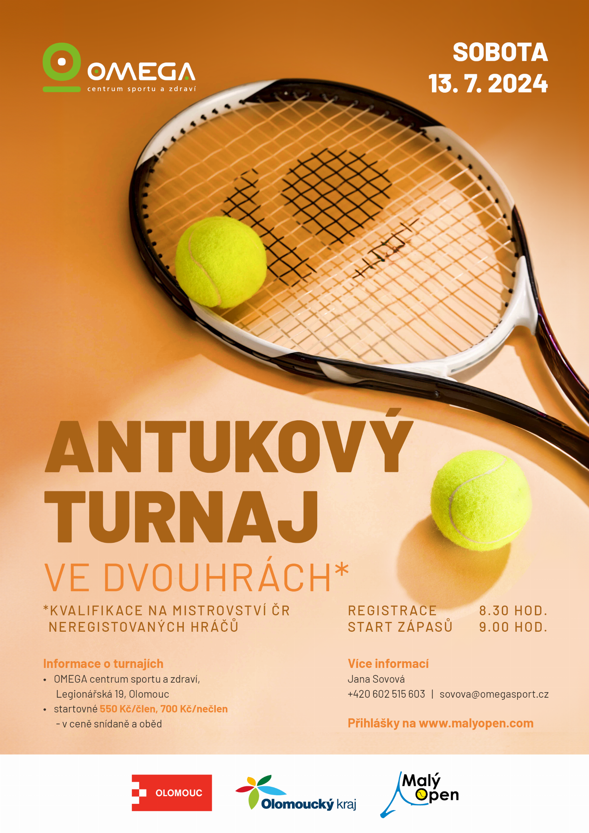 OMEGA tenisový turnaj pro amatéry